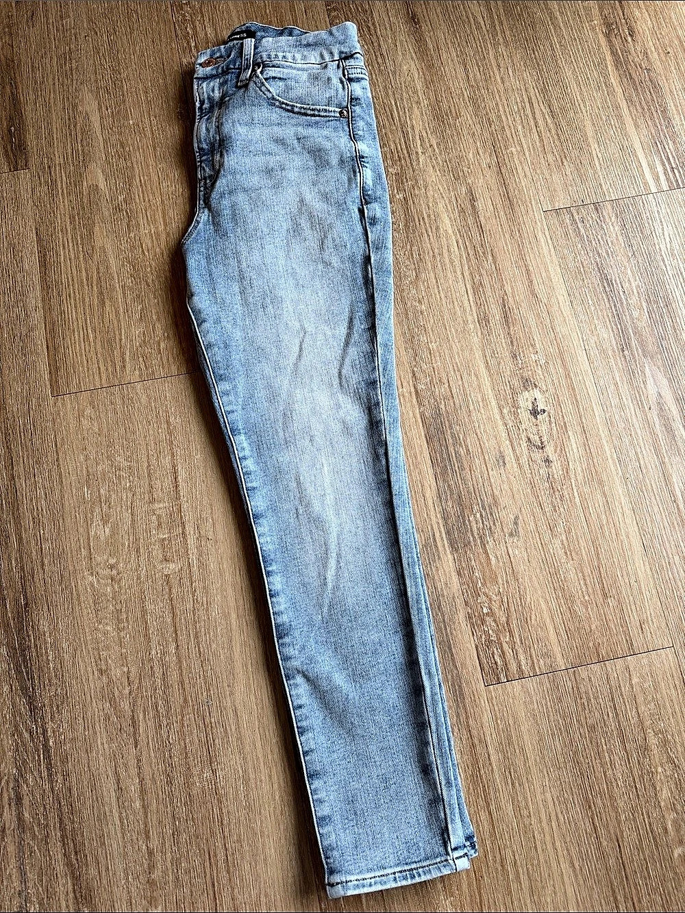 Skinny High Rise Ultrahigh Rise Stretch Skinny Jeans Blue Size Small